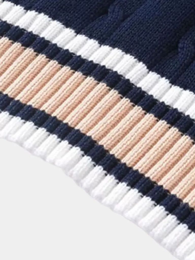 Elegant Knit Vest with V-Neck - Rowan