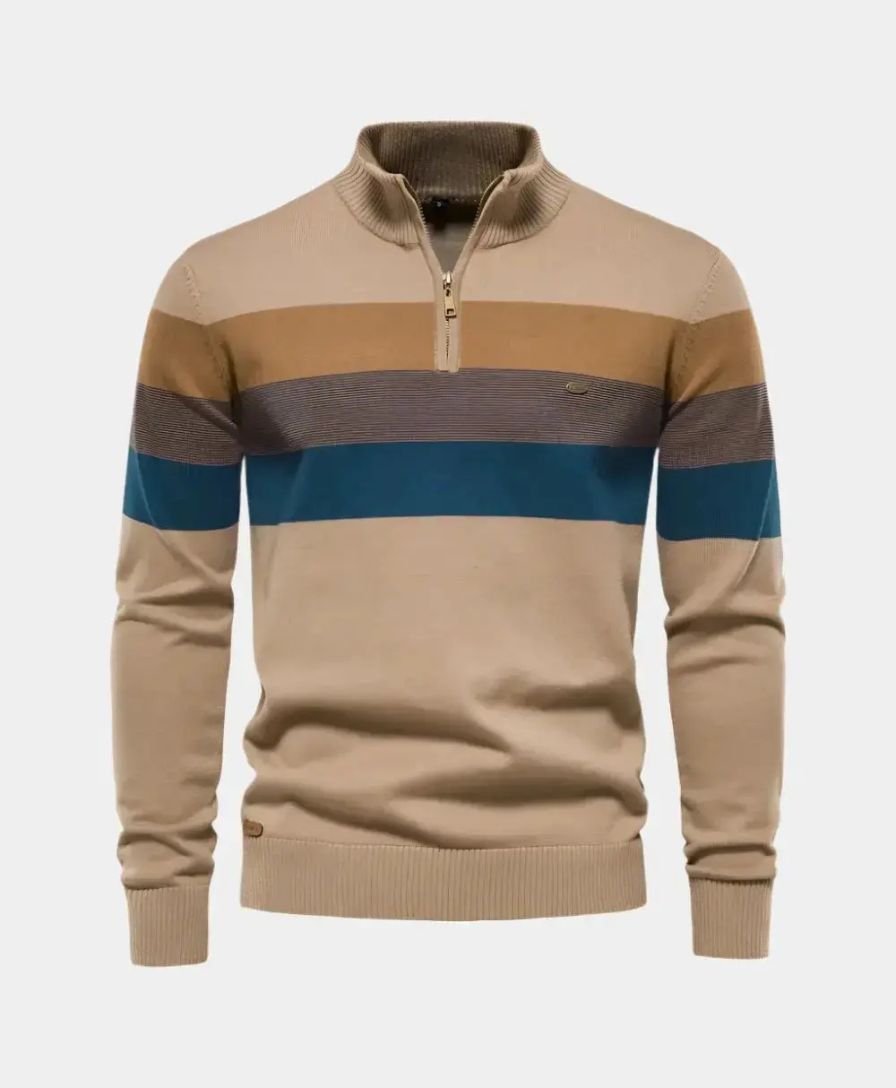 Minimalist Beanie with High Collar - Rowan