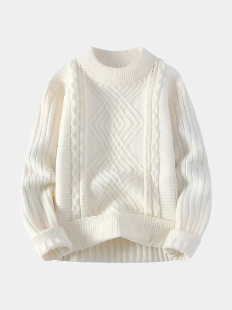 Textured Minimalist Sweater - Rowan