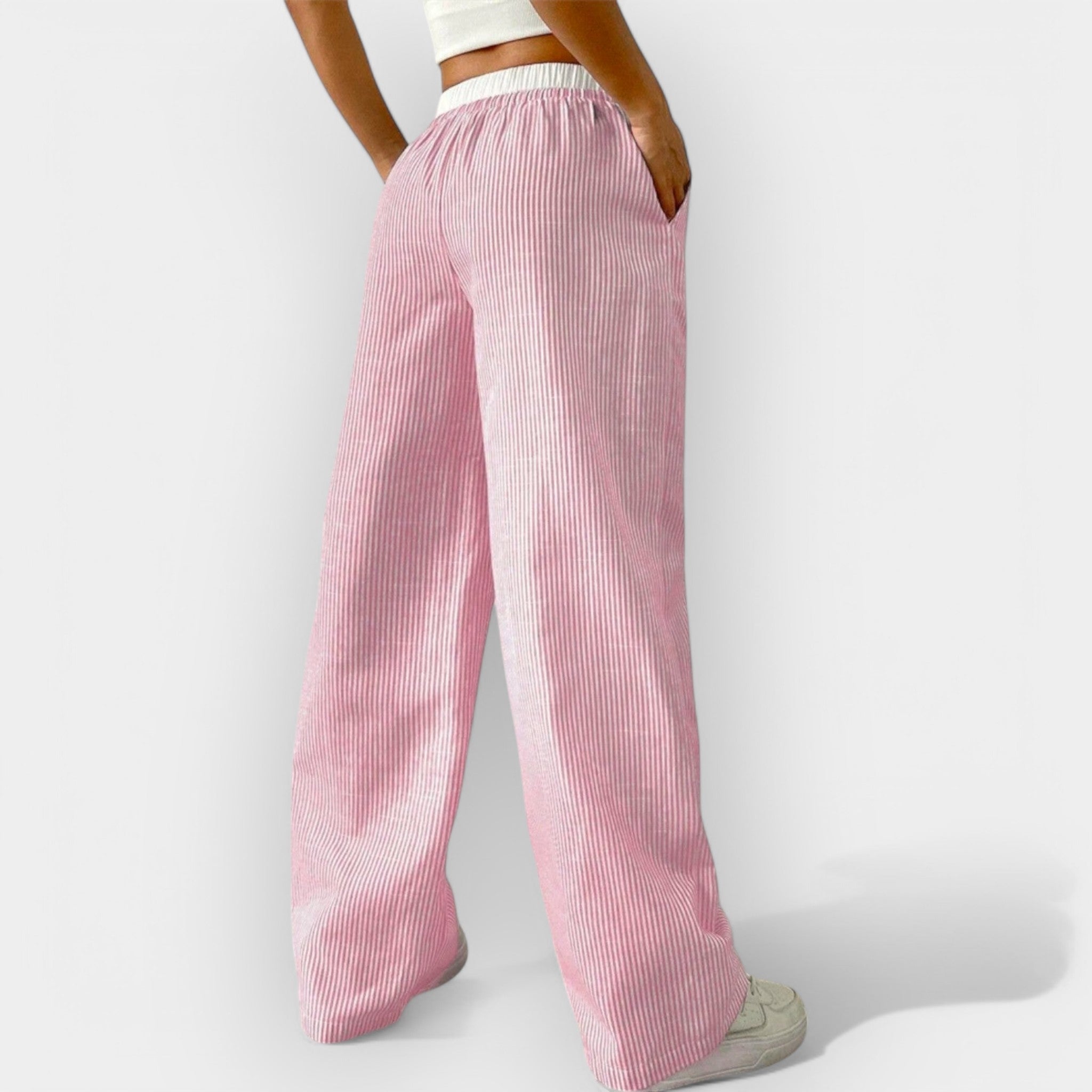 Barbara™ | Broad Stripe Trousers