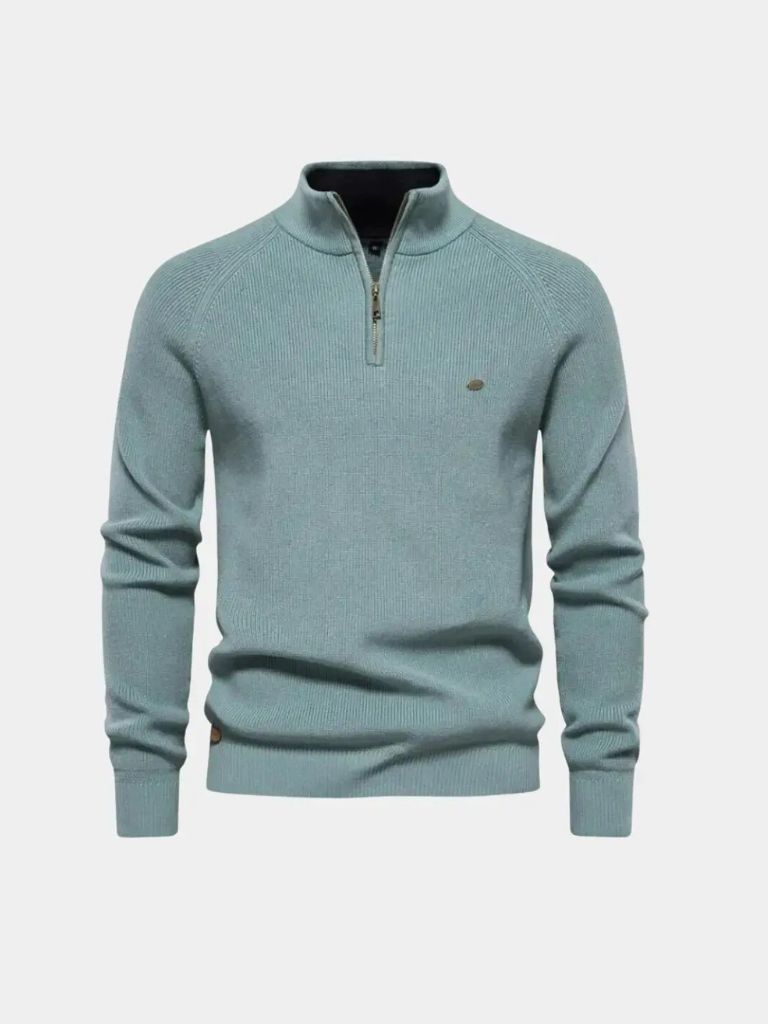 Elegant Zip-Up Sweater - Rowan