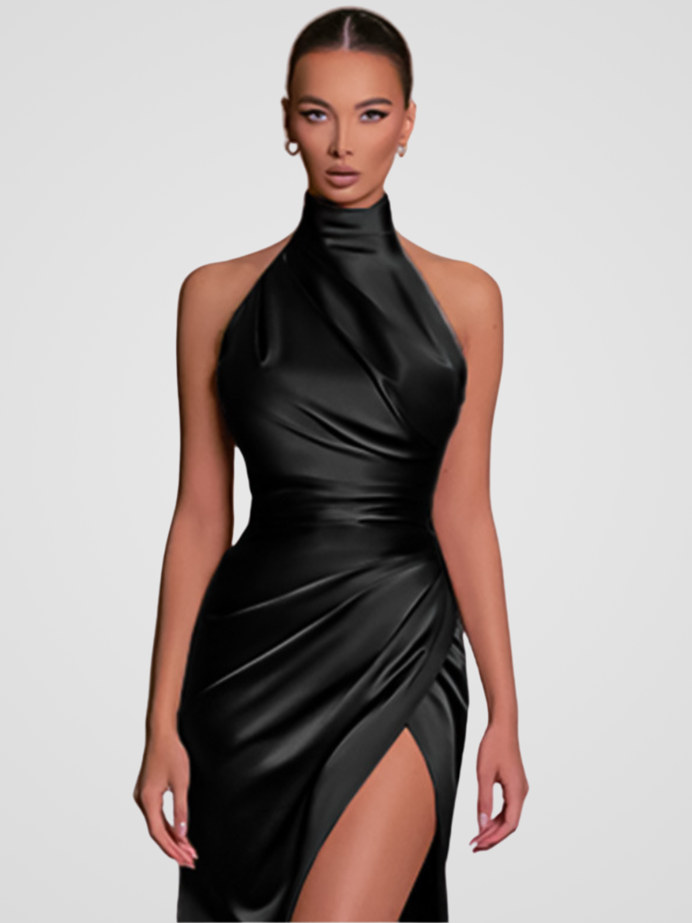 ROYALTY SATIN DRESS