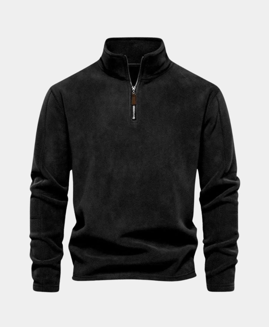 High Neck Zip Sweater Alpine - Rowan