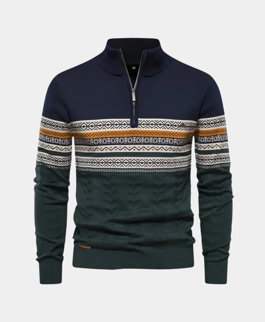 Polo Zip Sweater - Rowan