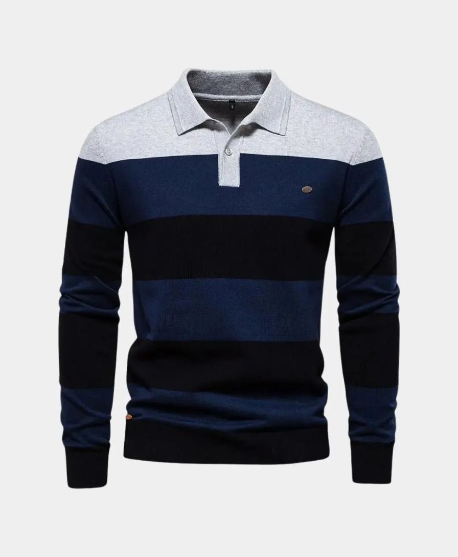 Colorful Hooded Sweatshirt with Half-Zip - Rowan