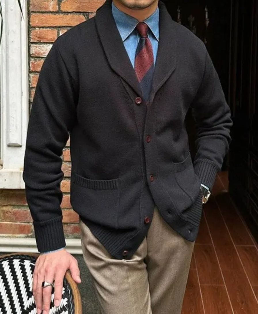 British Knitted Cardigan - Rowan