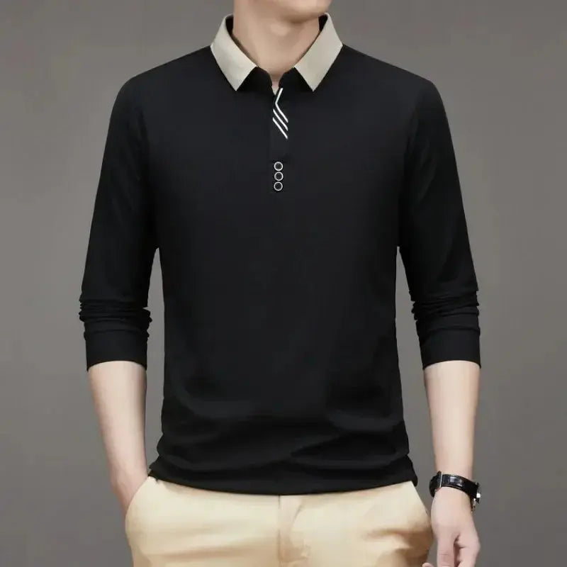 Elegant Long Sleeve Polo - Rowan
