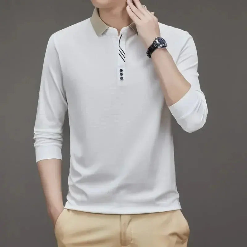 Elegant Long Sleeve Polo - Rowan