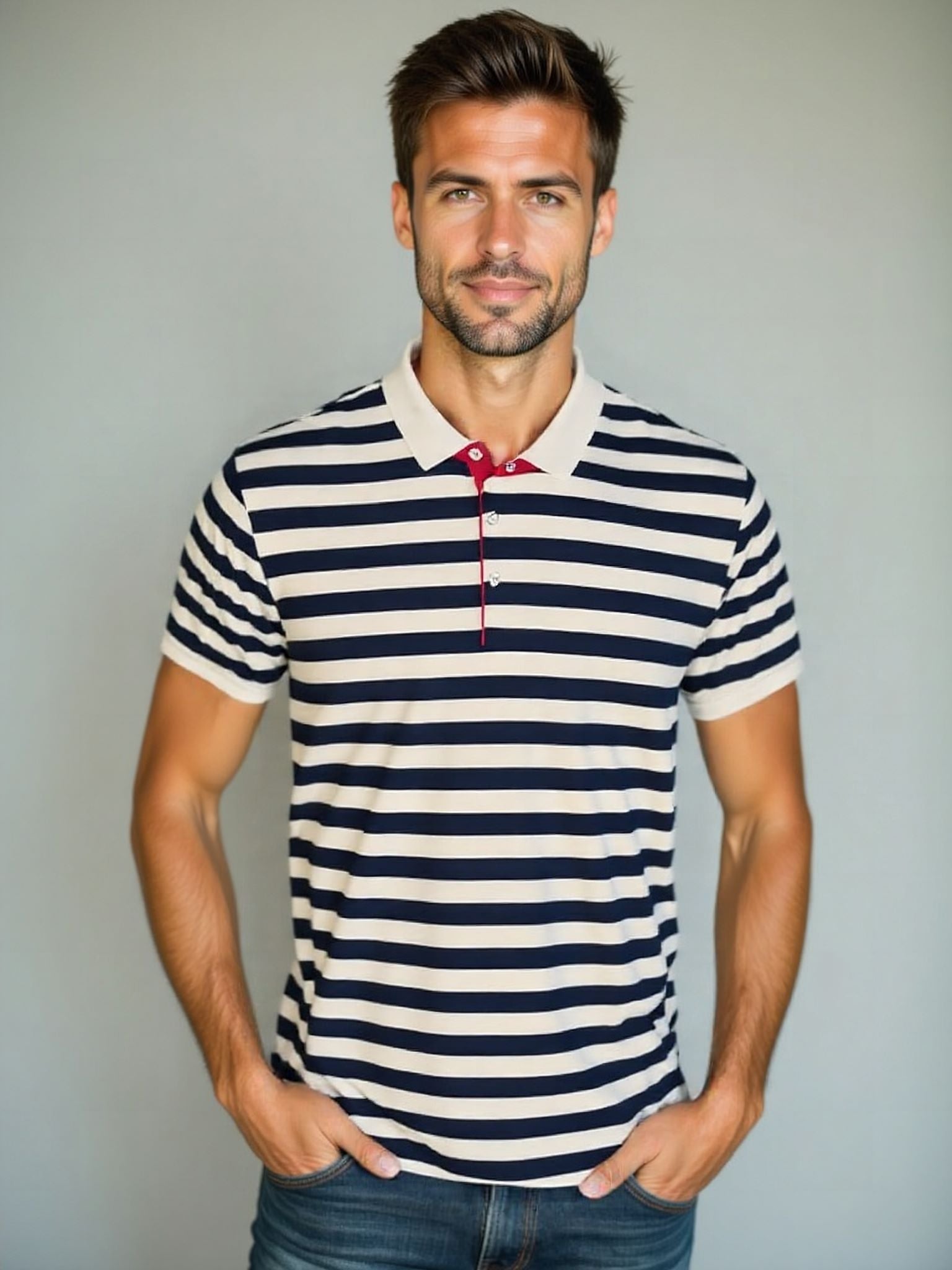 Striped Summer Polo - Rowan