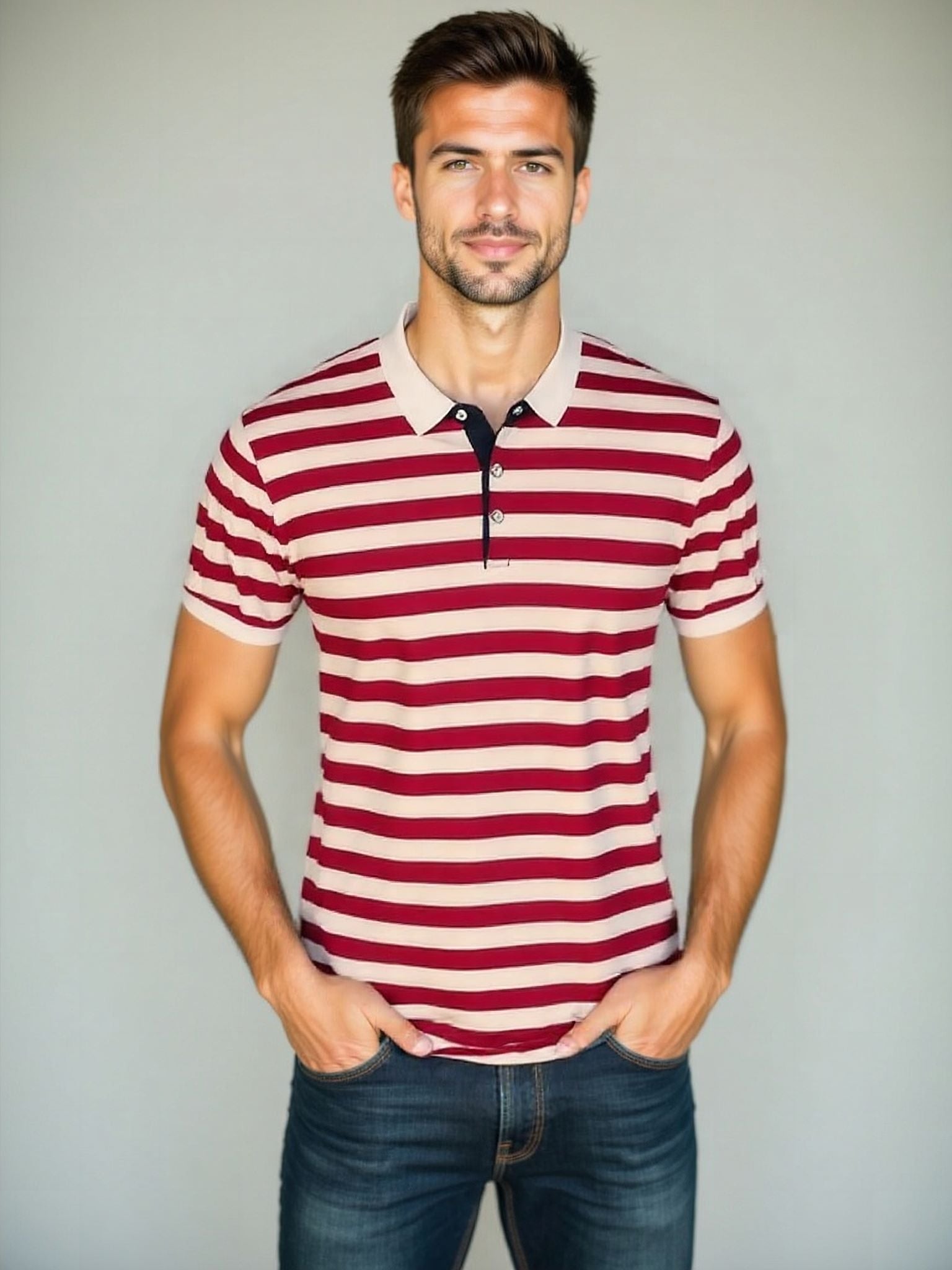 Striped Summer Polo - Rowan