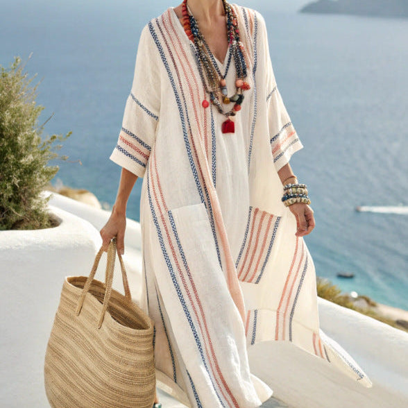 Caftan Dress "Isolde" – Spirit of the Côte d'Azur