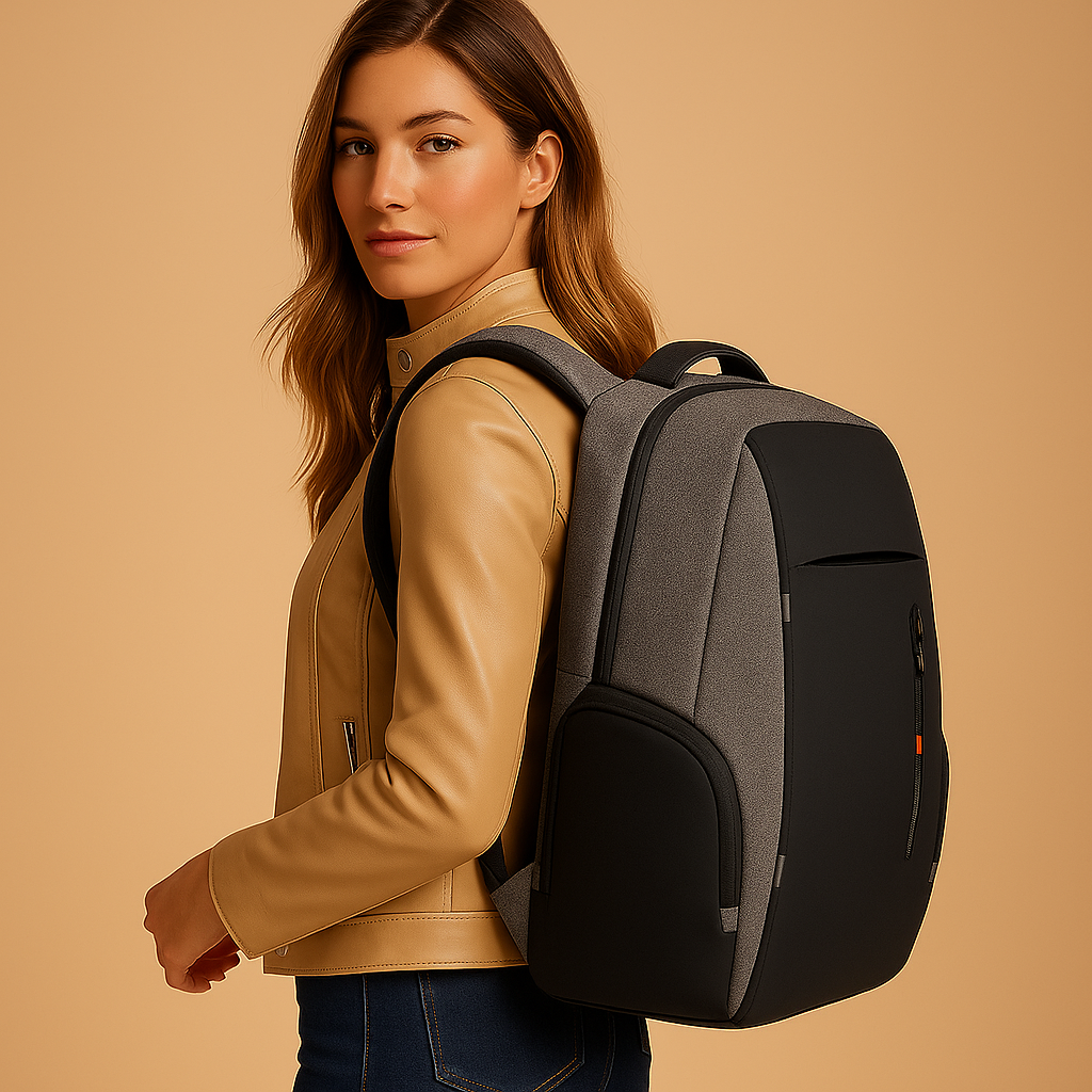 Anti-theft laptop backpack with USB charging | Logan