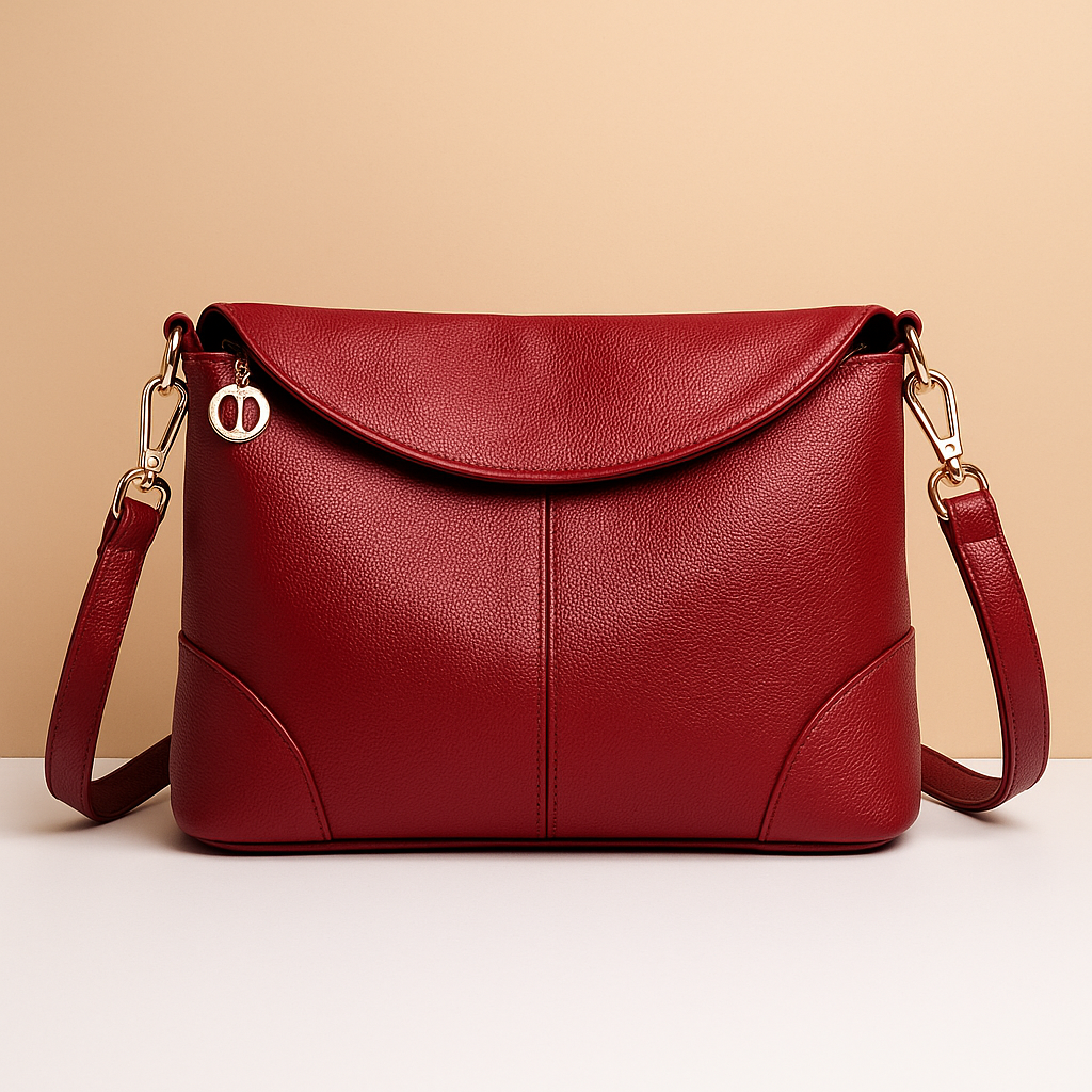 Anti-theft vegan leather crossbody bag | Amelia