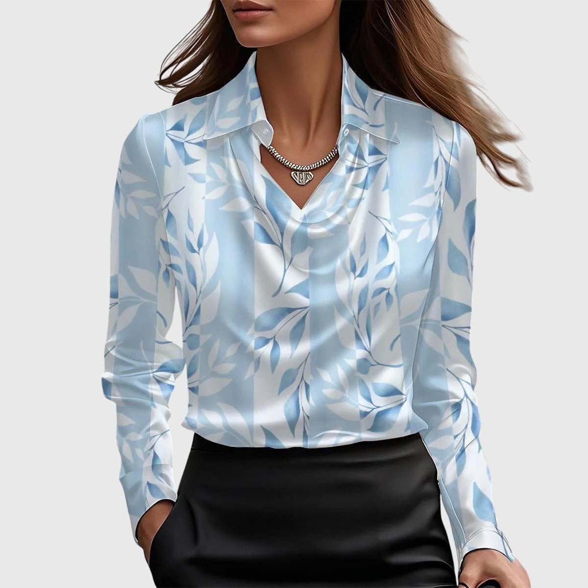 ARIANE - LUXURIOUS SATIN BLOUSE
