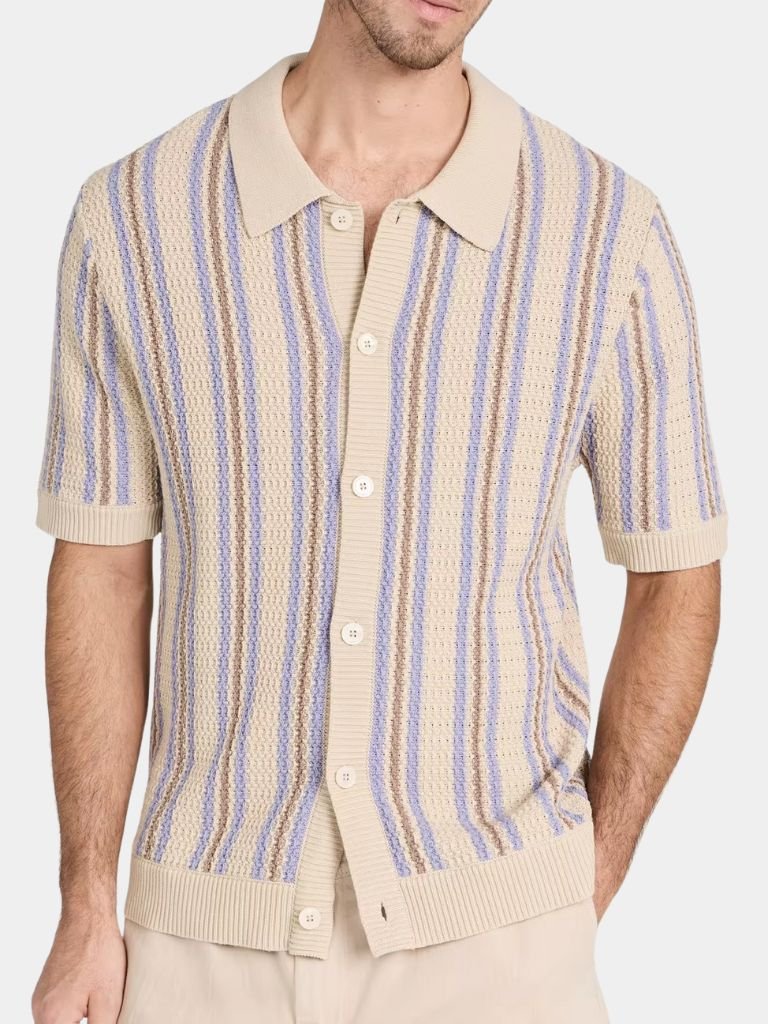 Atlantic Frame Knit Polo – Rowan