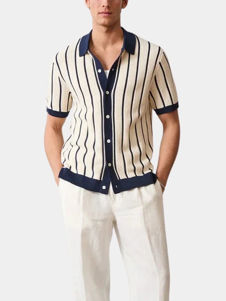 Atlantic Frame Knit Polo – Rowan