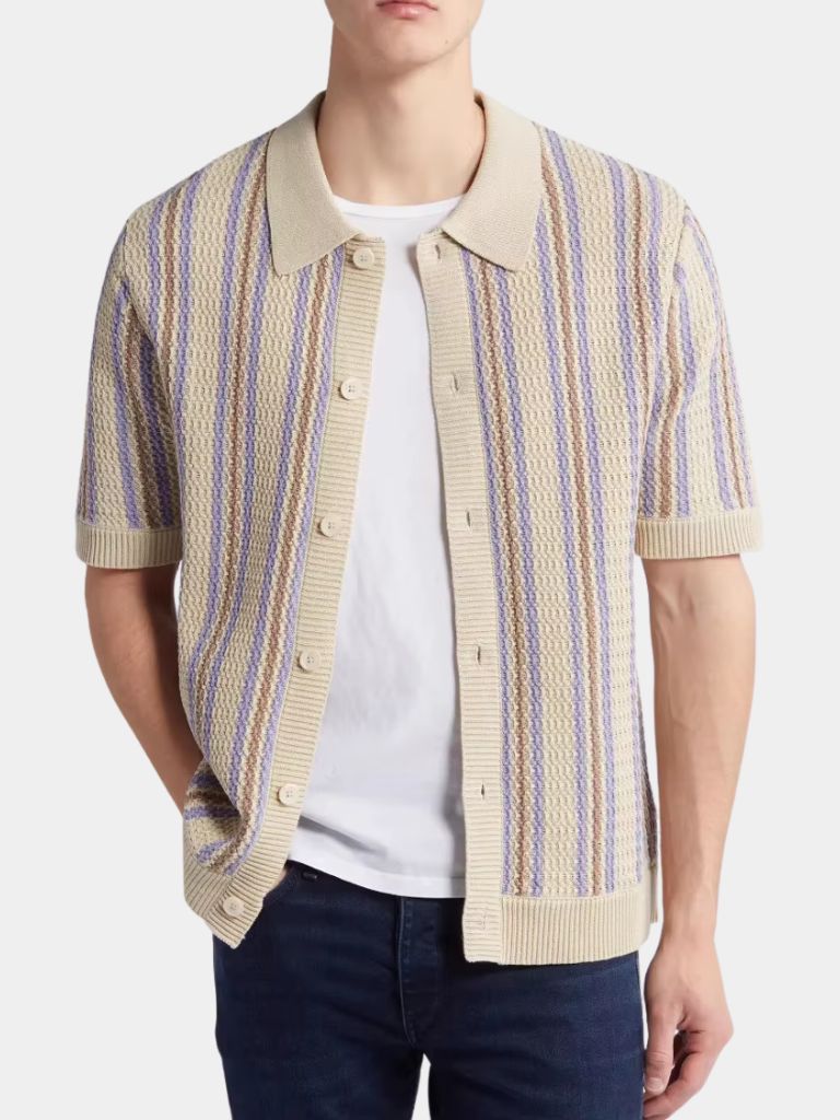 Atlantic Frame Knit Polo – Rowan
