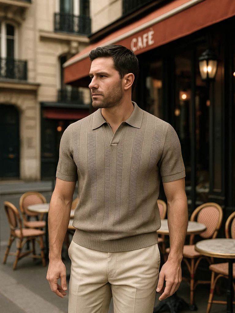 Old Beige Polo - Rowan