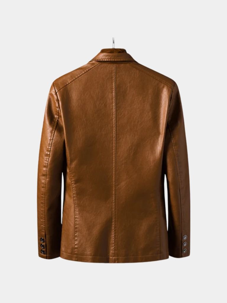 Rowan Bold Caramel Leather Jacket
