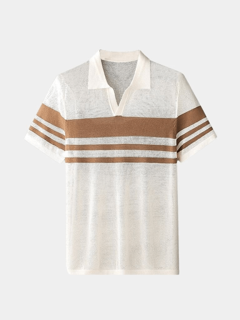 Caramel Lineage Polo – Rowan