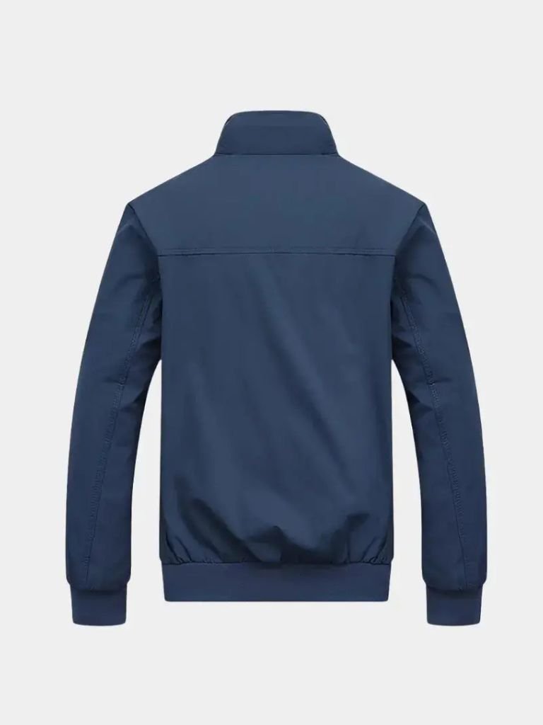 Rowan Casual Solid Bomber Jacket