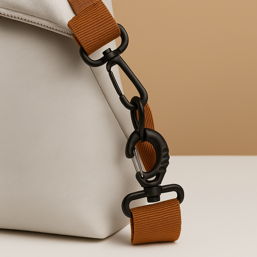 Water-resistant commuter duffle bag with shoe compartment | Isla