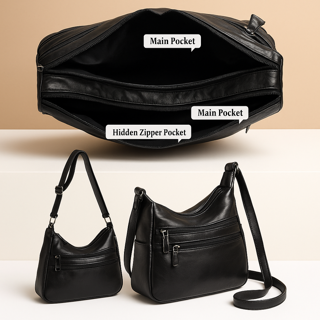 Compact anti-theft crossbody bag | Ella