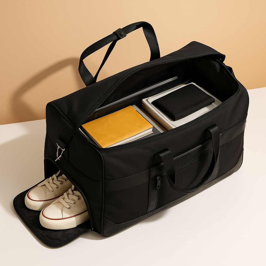 Convertible garment duffle bag with backpack straps | Nolan