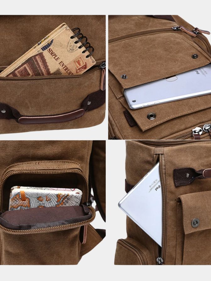 Rowan Vintage Backpack - Dune Vanguard Collection