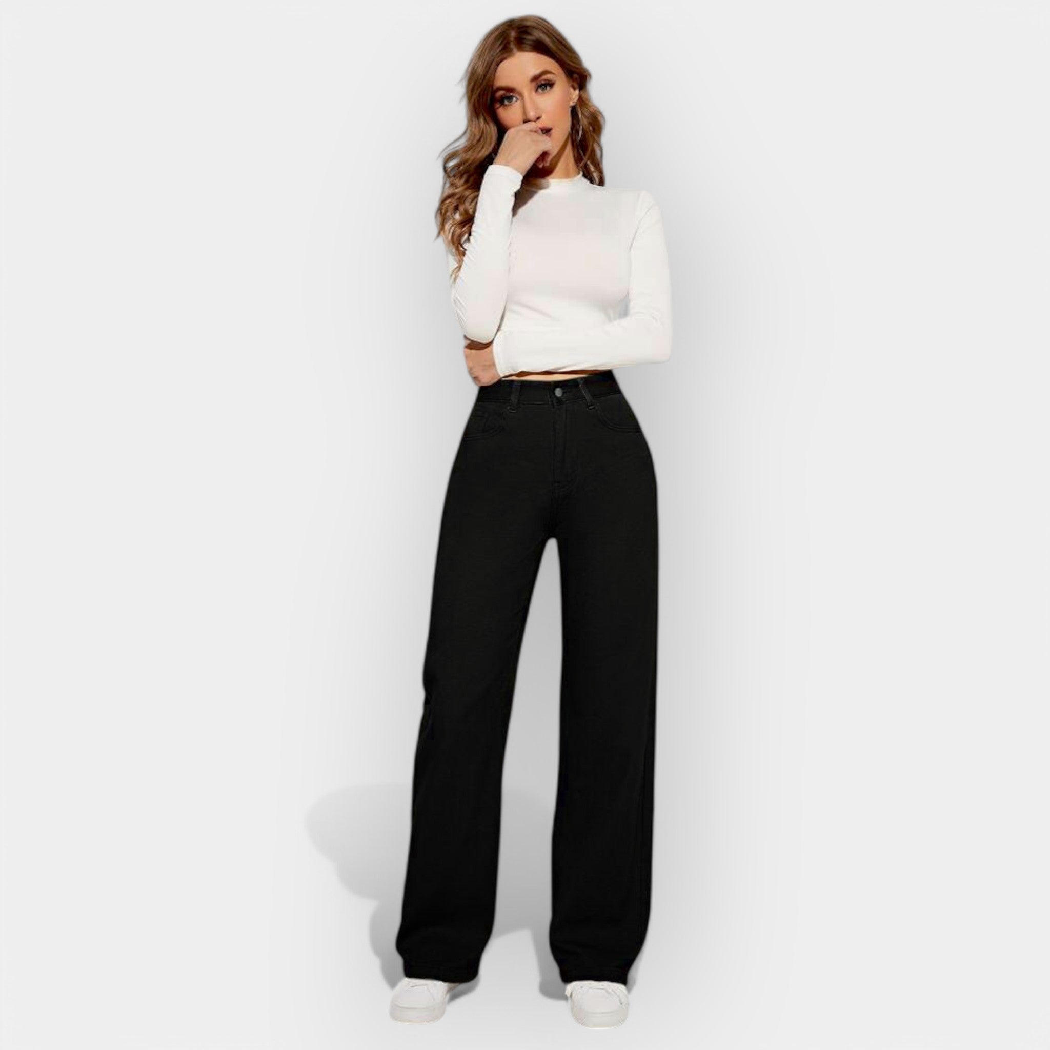 Donna™ | Wide Leg High-Waisted Jeans