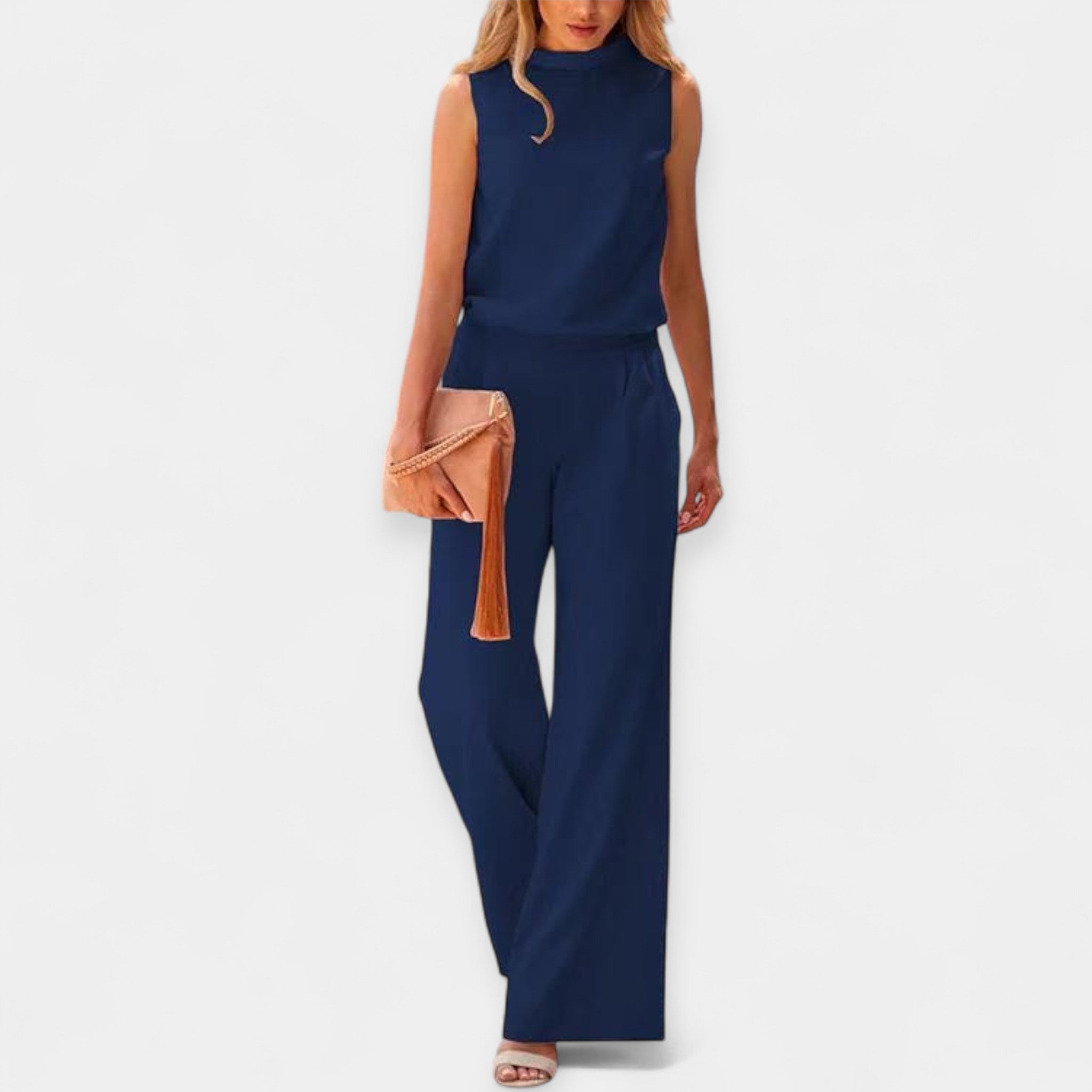 Lightweight Sleeveless Jumpsuit