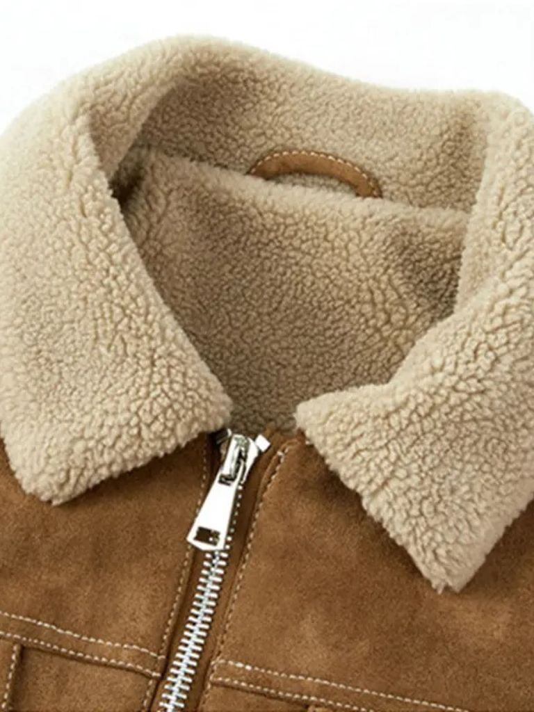 Rowan Essential Fleece Suede Jacket
