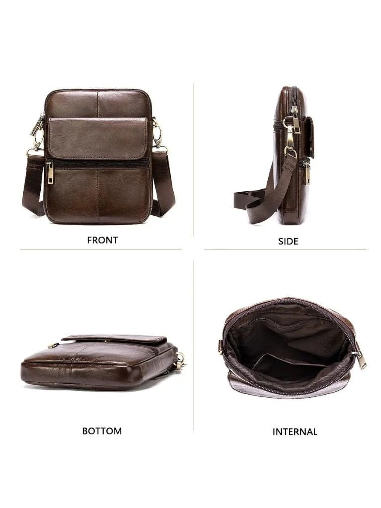 Rowan Essential Leather Crossbody Bag