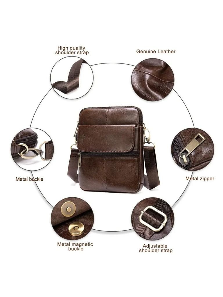 Rowan Essential Leather Crossbody Bag
