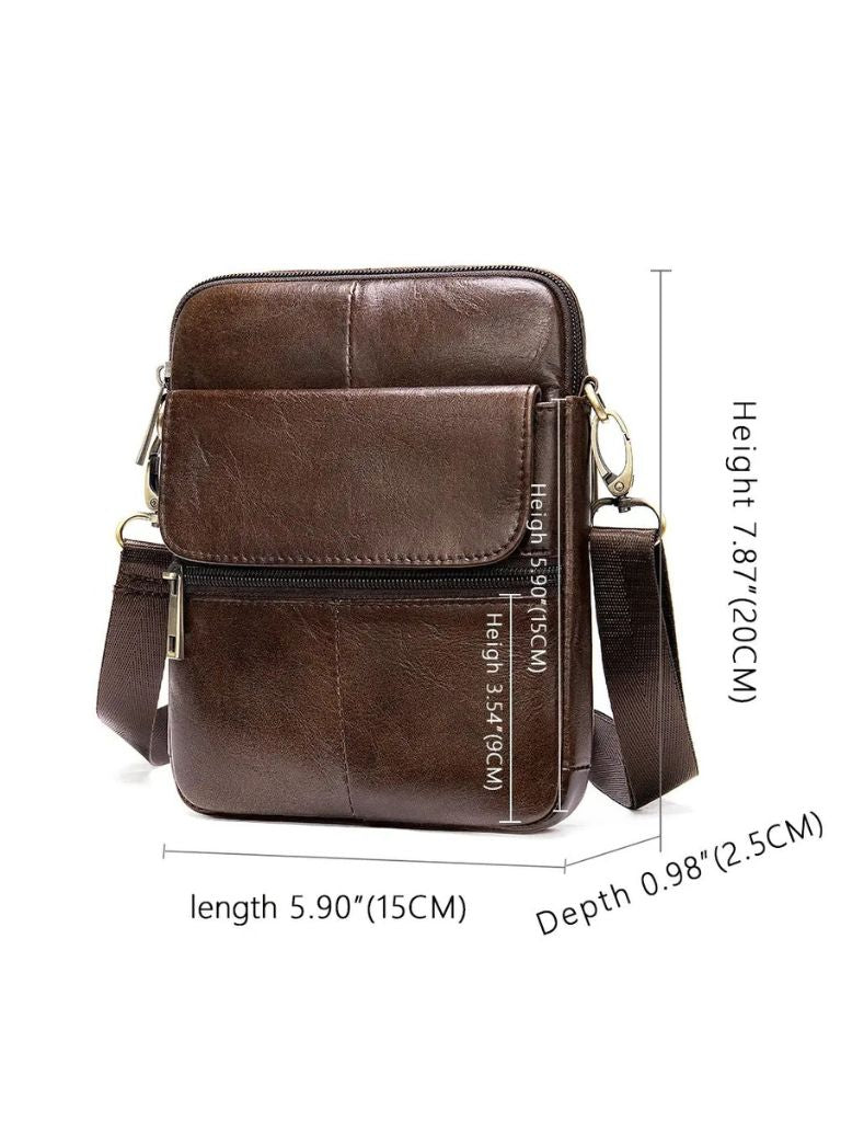 Rowan Essential Leather Crossbody Bag