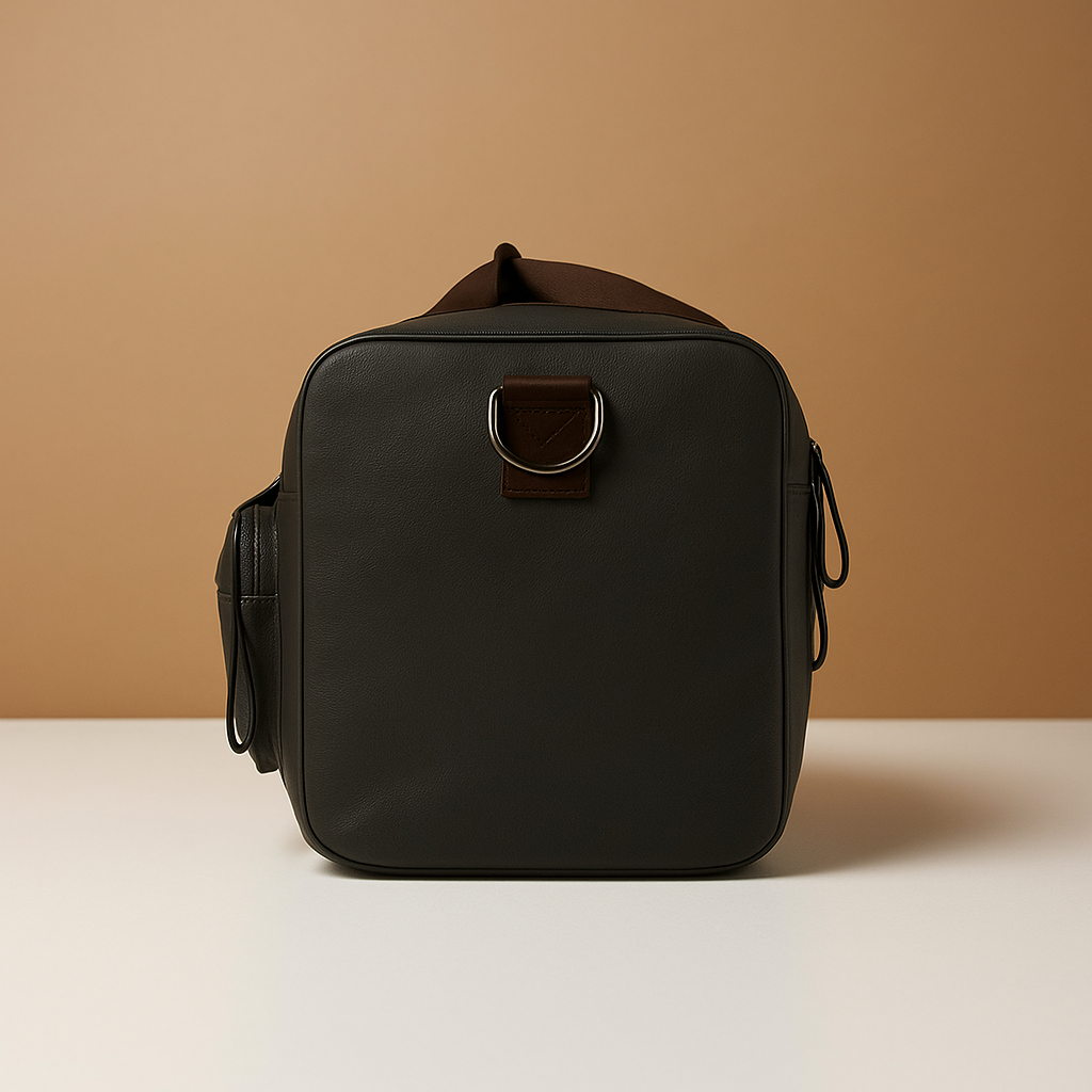 Expandable cotton duffle bag with compartments | Patrick