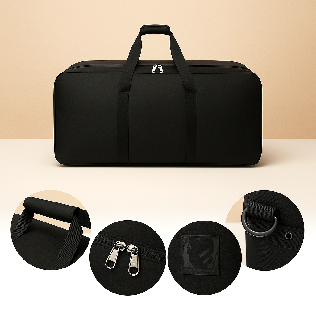 Expandable travel duffel bag with wheels | Harper