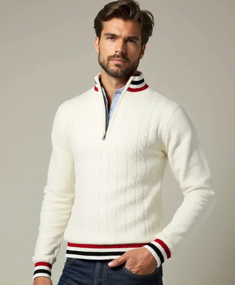 Basic Turtleneck and Zip Sweater - Rowan