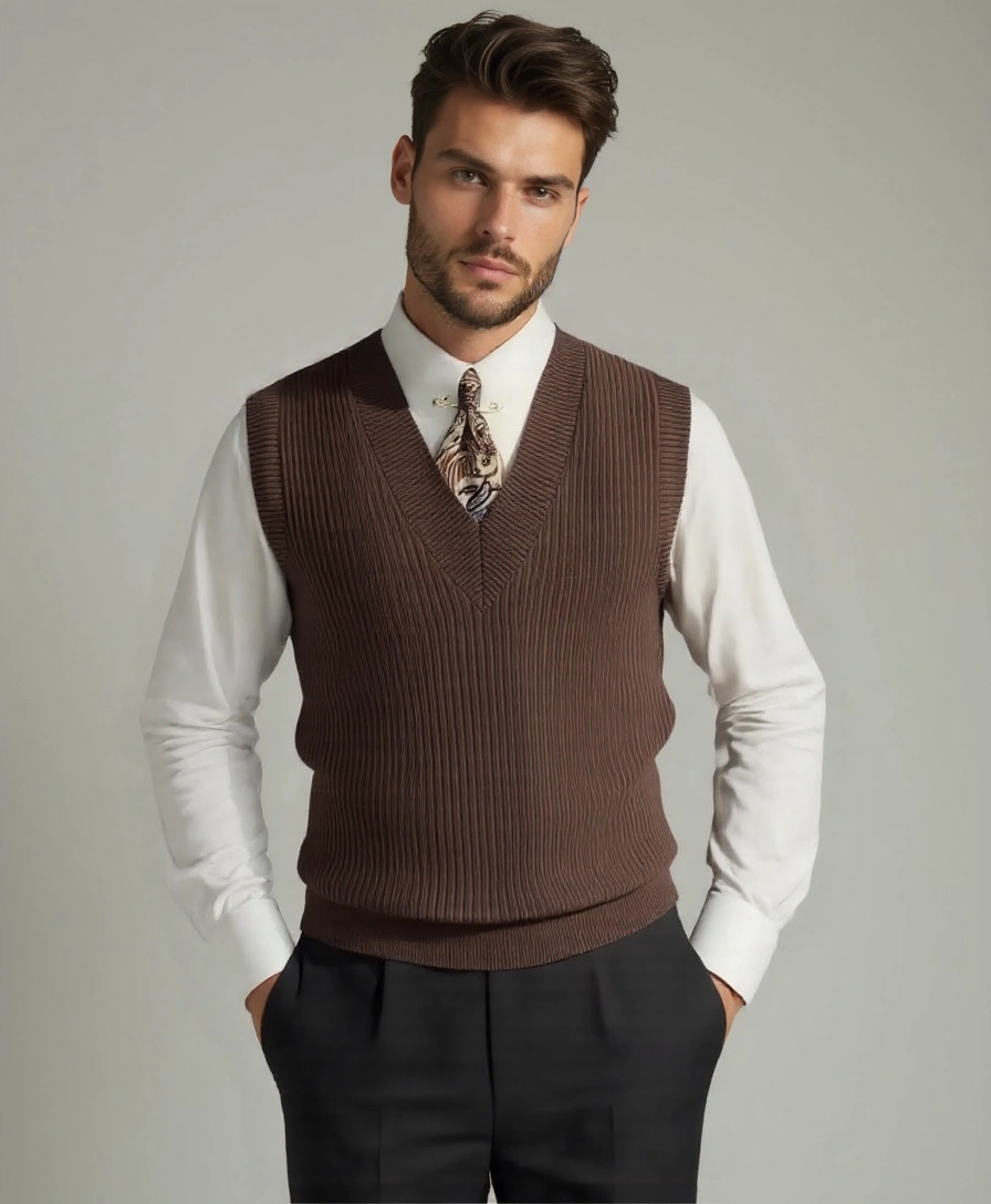 Knitted Vest - Rowan