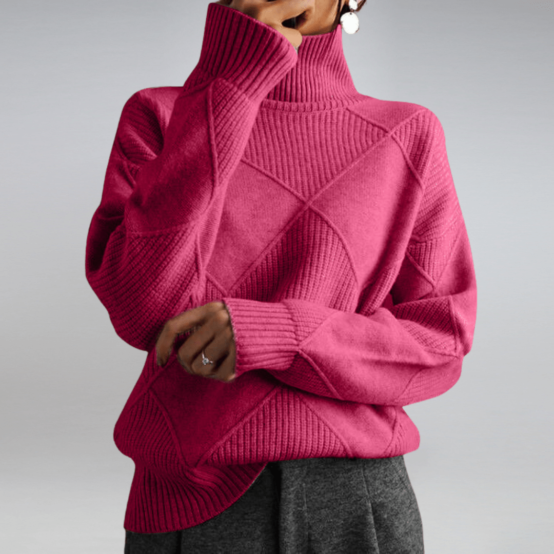 ISABELLE – ELEGANT TURTLENECK SWEATER FOR DAILY STYLE