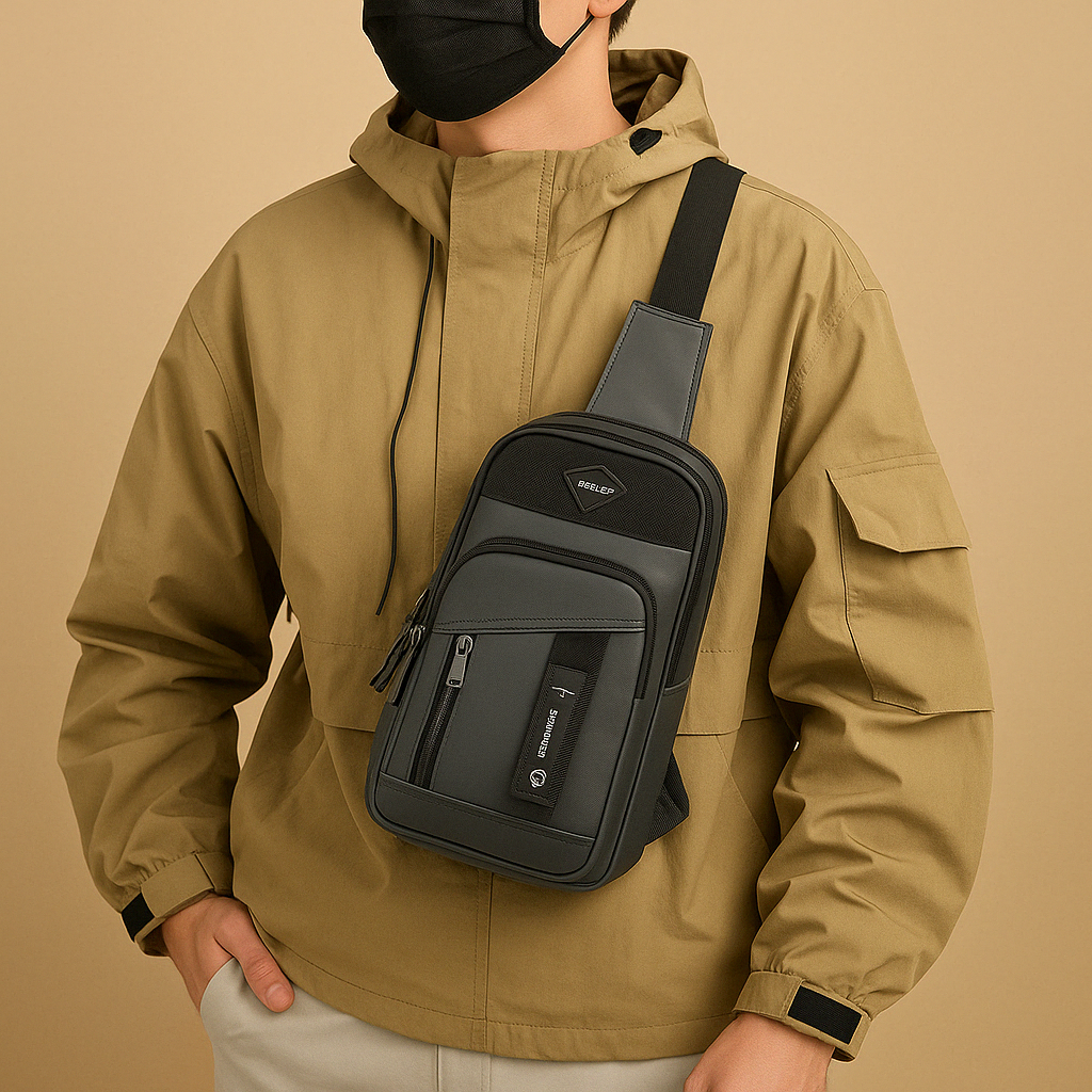 Large anti-theft messenger bag | Nathan