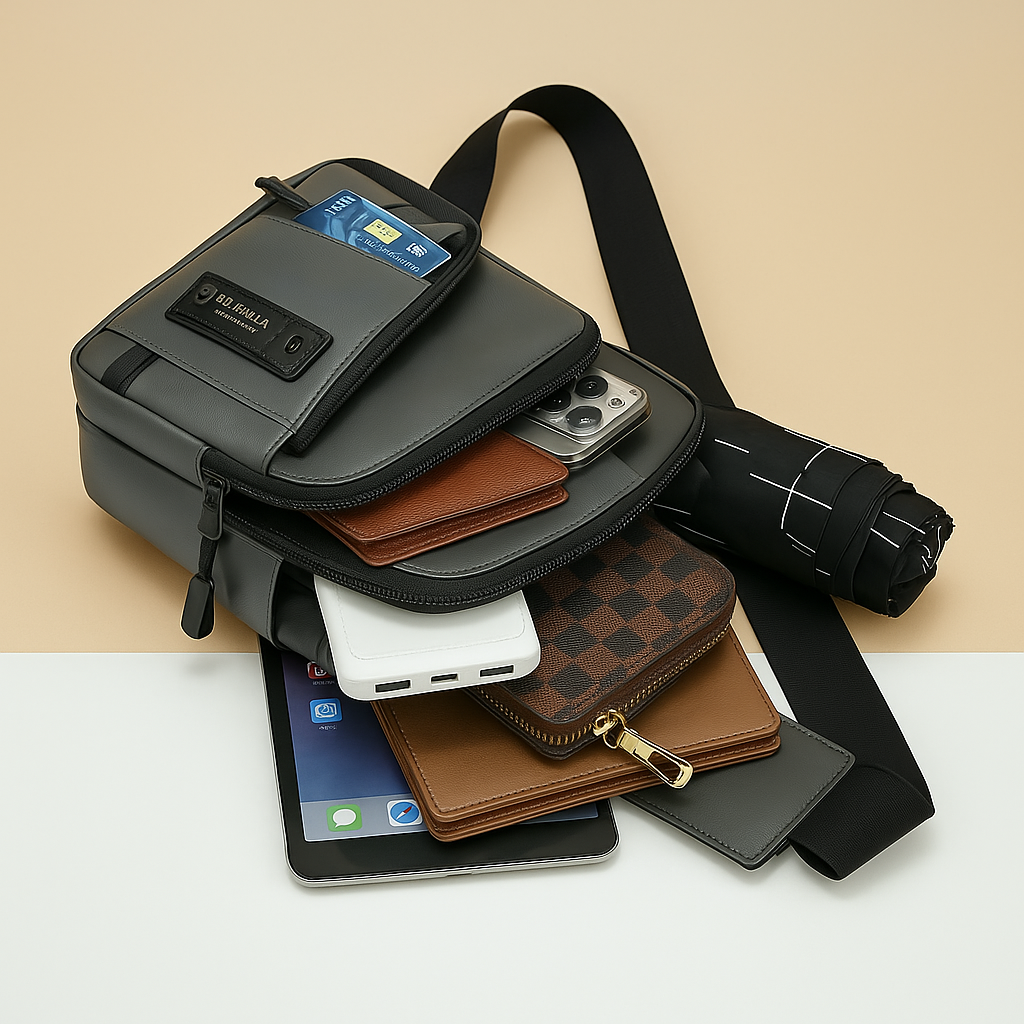 Large anti-theft messenger bag | Nathan