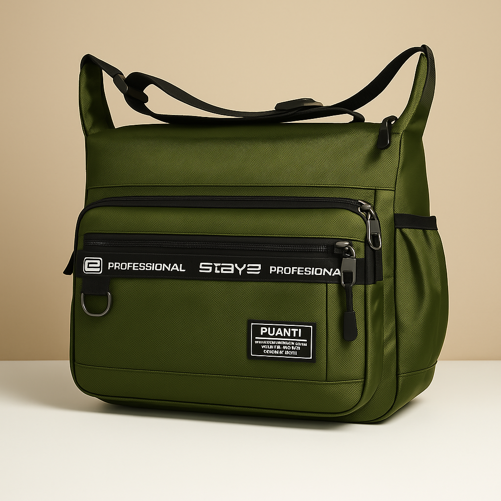Large anti-theft messenger bag | Zachary