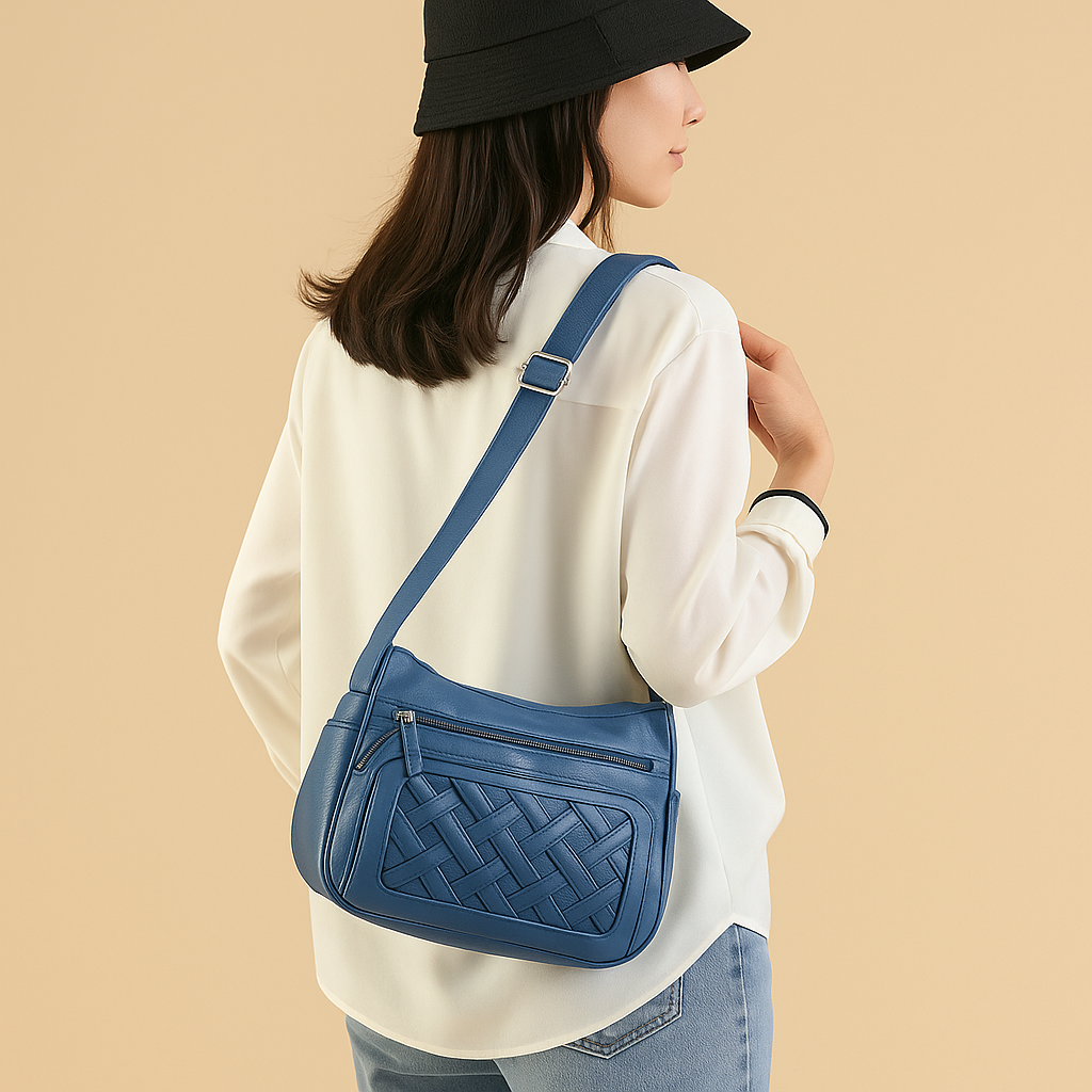 Luxury anti-theft messenger bag | Claire