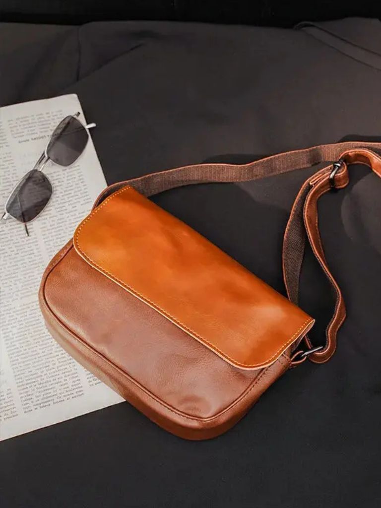 Rowan Milan Essential Leather Crossbody Bag