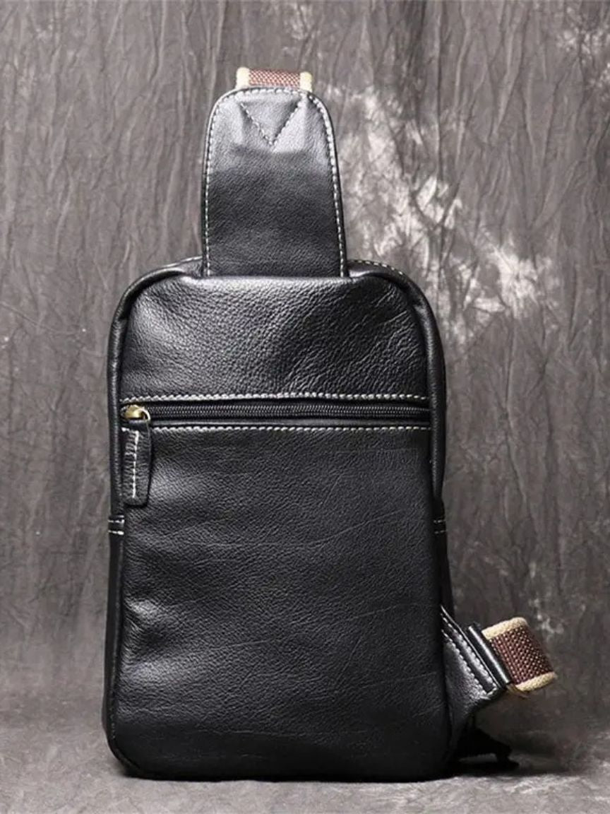 Rowan Minimalist Leather Shoulder Bag