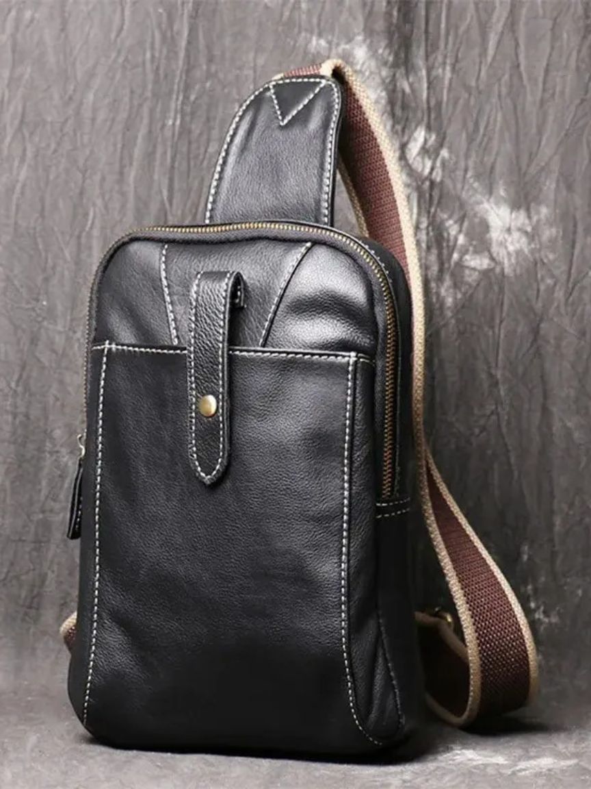 Rowan Minimalist Leather Shoulder Bag