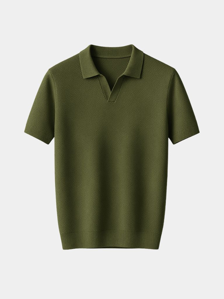 Old Money Cotton Polo - Rowan