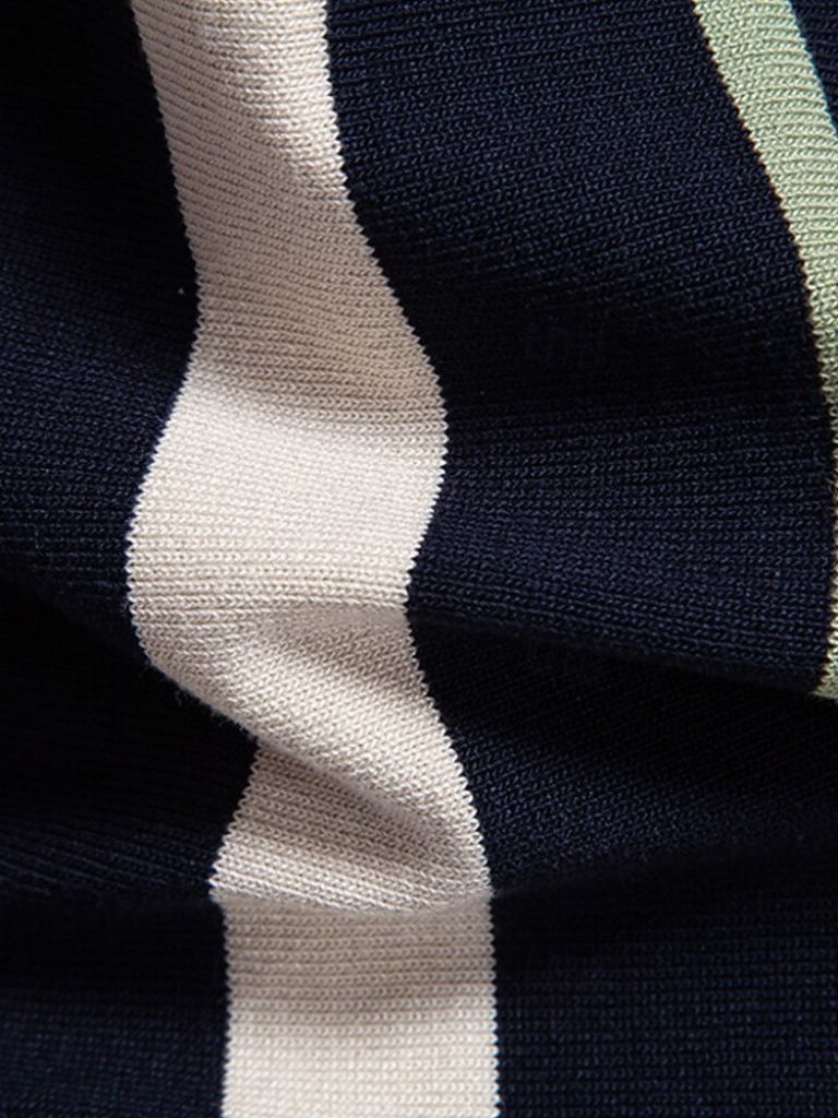 Retro Striped Polo – Rowan