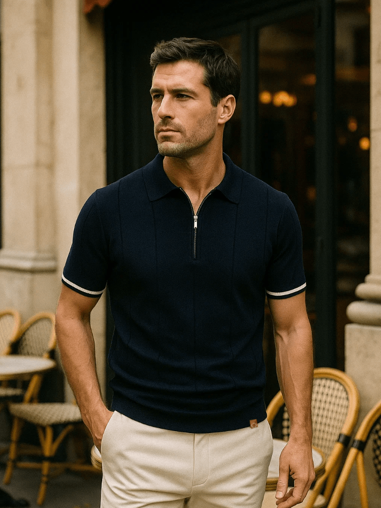 Royal Zip Polo – Rowan